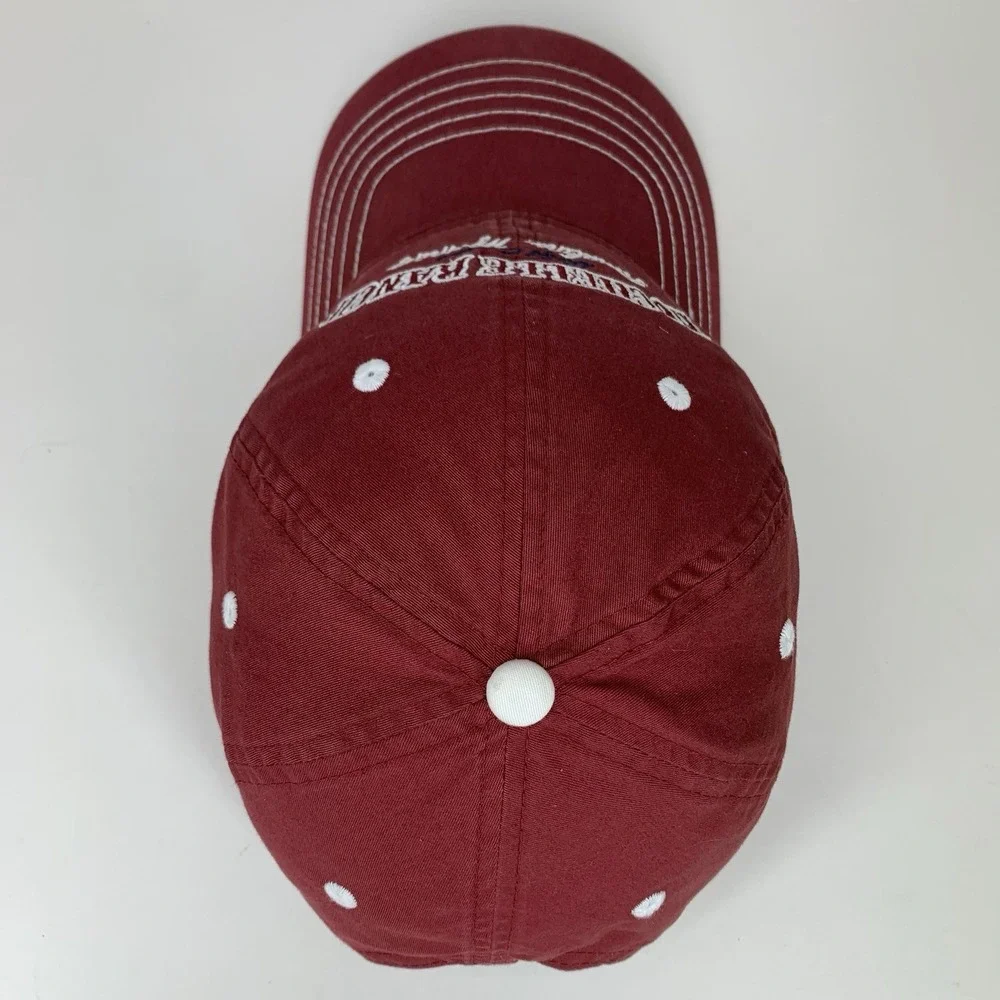 Rochelle Ranch Golf Course Hat Rawlins Wyoming Red Adjustable AHead Baseball Cap
